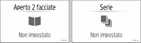 Illustrazione della schermata sul pannello di controllo