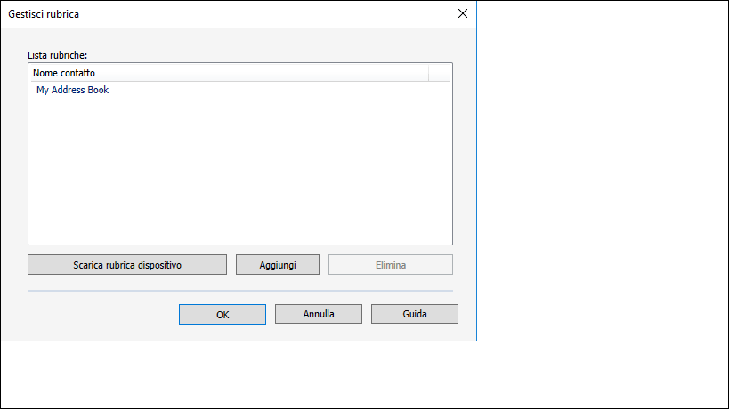 Illustrazione della schermata del driver