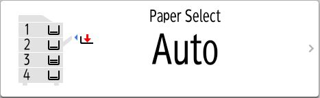 Operation panel screen illustration