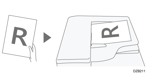 Illustration of original orientation that cannot be placed vertically