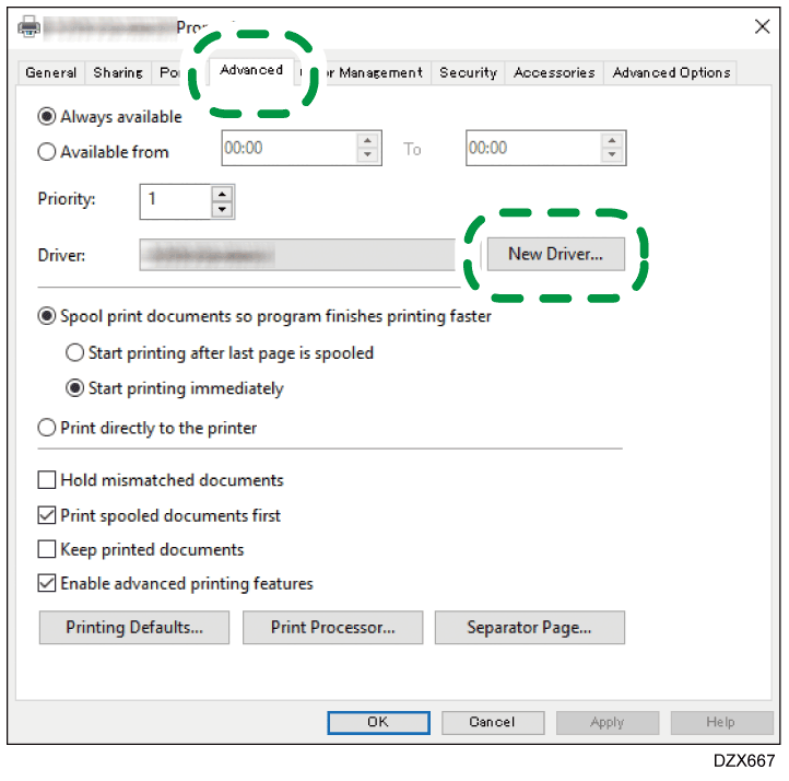 Driver screen illustration
