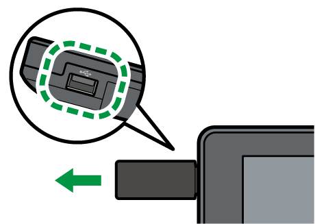 Control panel illustration numbered callout illustration