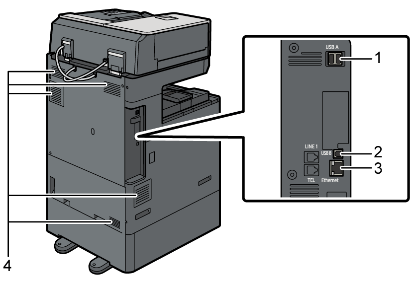 Main unit illustration numbered callout illustration