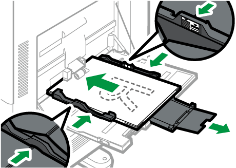 Bypass tray illustration