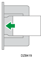 Bypass tray image illustration