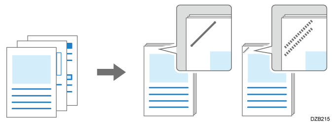 Stapling image illustration