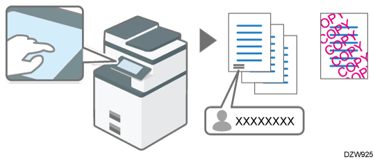 Illustration of taking measures to prevent information leaks