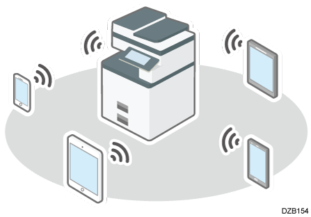 illustration of a direct connection