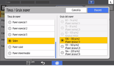 Il·lustració de pantalla del tauler d'operacions