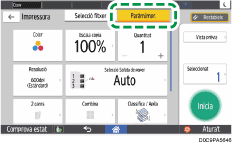 Il·lustració de pantalla del tauler d'operacions
