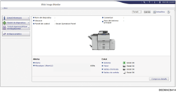 Il·lustració de la pantalla del navegador web
