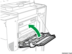 Il·lustració de la safata de guia de paper banner