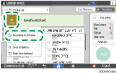 Il·lustració de pantalla del tauler d'operacions