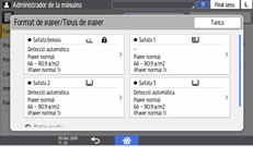 Il·lustració de pantalla del tauler d'operacions