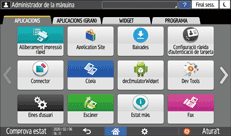 Il·lustració de pantalla del tauler d'operacions