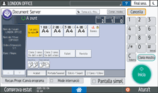 Il·lustració de pantalla del tauler d'operacions
