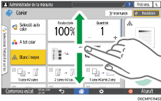 Il·lustració de pantalla del tauler d'operacions