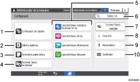 Il·lustració de pantalla del tauler d'operacions