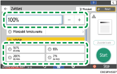 Ilustrace ovládacího panelu