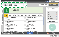 Ilustrace ovládacího panelu