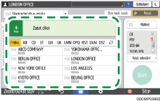 Ilustrace ovládacího panelu
