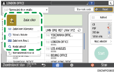 Ilustrace ovládacího panelu