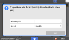 Ilustrace ovládacího panelu