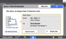 Abbildung Bedienfeld-Display