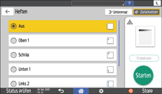 Abbildung Bedienfeld-Display