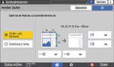 Abbildung Bedienfeld-Display