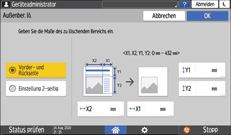 Abbildung Bedienfeld-Display