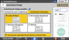 Abbildung Bedienfeld-Display
