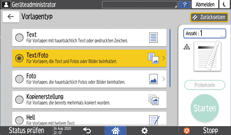 Abbildung Bedienfeld-Display