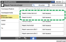 Abbildung Bedienfeld-Display