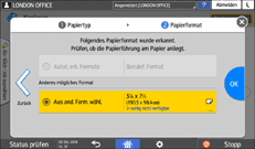 Abbildung Bedienfeld-Display