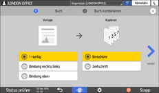 Abbildung Bedienfeld-Display