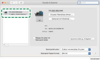 Abbildung Treiberbildschirm