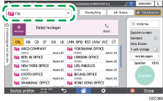 Abbildung Bedienfeld-Display