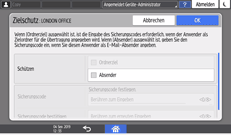 Abbildung Bedienfeld-Display
