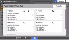 Abbildung Bedienfeld-Display