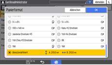 Abbildung Bedienfeld-Display