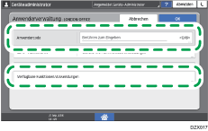 Abbildung Bedienfeld-Display