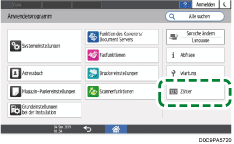 Abbildung Bedienfeld-Display