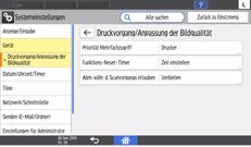 Abbildung Bedienfeld-Display