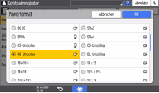 Abbildung Bedienfeld-Display