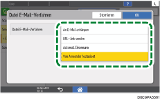 Abbildung Bedienfeld-Display