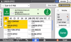 Abbildung Bedienfeld-Display