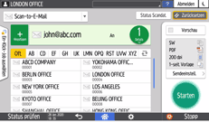 Abbildung Bedienfeld-Display