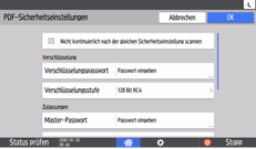 Abbildung Bedienfeld-Display