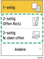 Abbildung Bedienfeld-Display